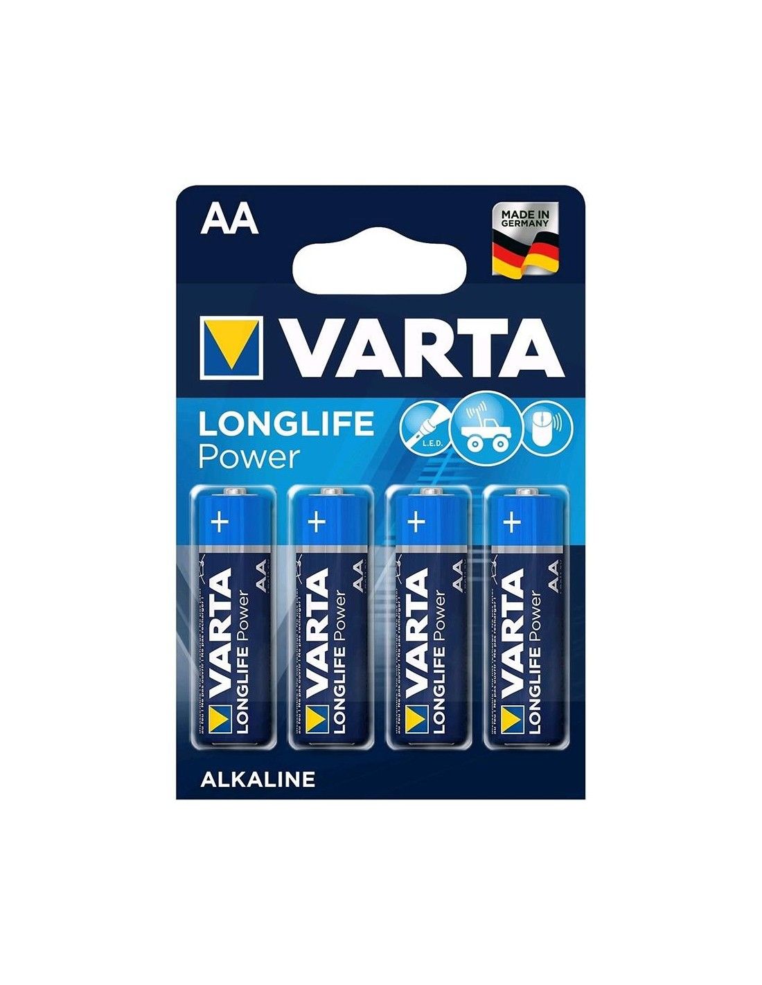 4 Piles LR06 AA VARTA High Energy - 3