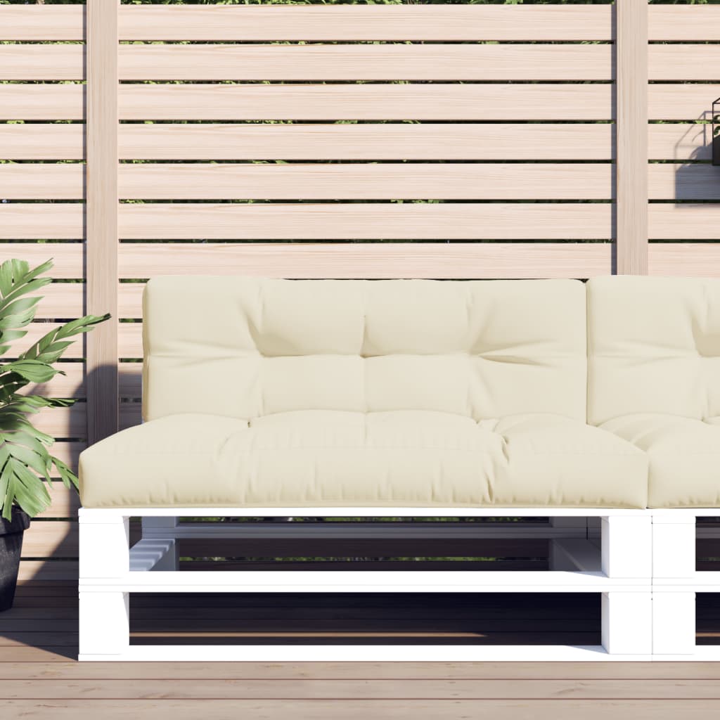 Kruger Cuscini Pallet, Cuscini Per Pallet Esterni/Cuscino Euro Pallet, Cuscino Divano, Cuscino Soggiorno Da Giardino (Set:120x60+120x60cm, Blu - 2