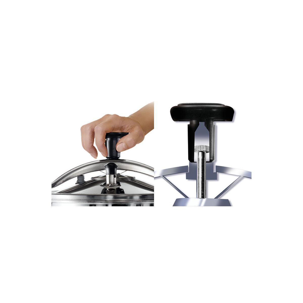 Autocuiseur SEB Authentique 8L Cocotte minute P0531100 - 5