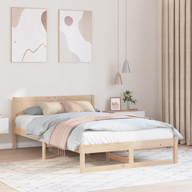 Letto matrimoniale Letto per adulti Letto Naturale Legno