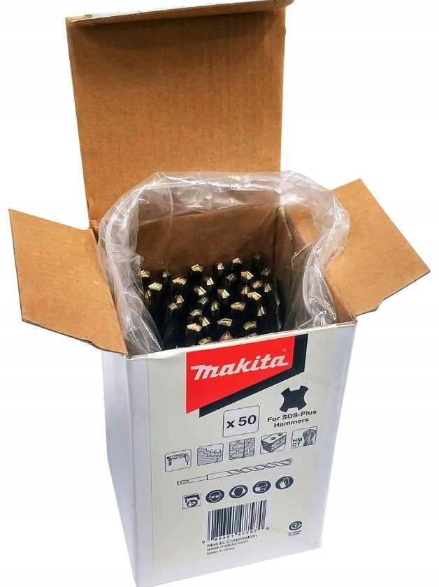 50x MAKITA Wiertło do betonu SDS+ 6x110 mm D-61628