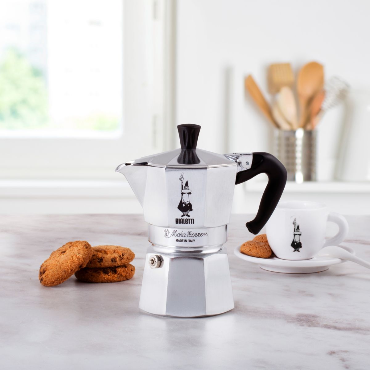 Cafetière italienne BIALETTI Moka express Silver 6 tasses expresso - 3