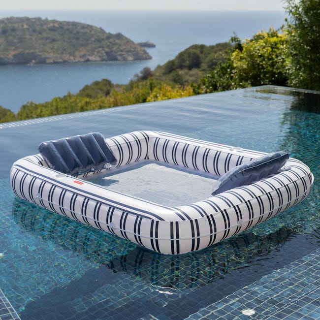 Trade Shop - Fenicottero Gonfiabile Gigante Isola Party 422 X 373 X 185 Cm Mare Piscina 4 Posti 85862689 - Foto 11