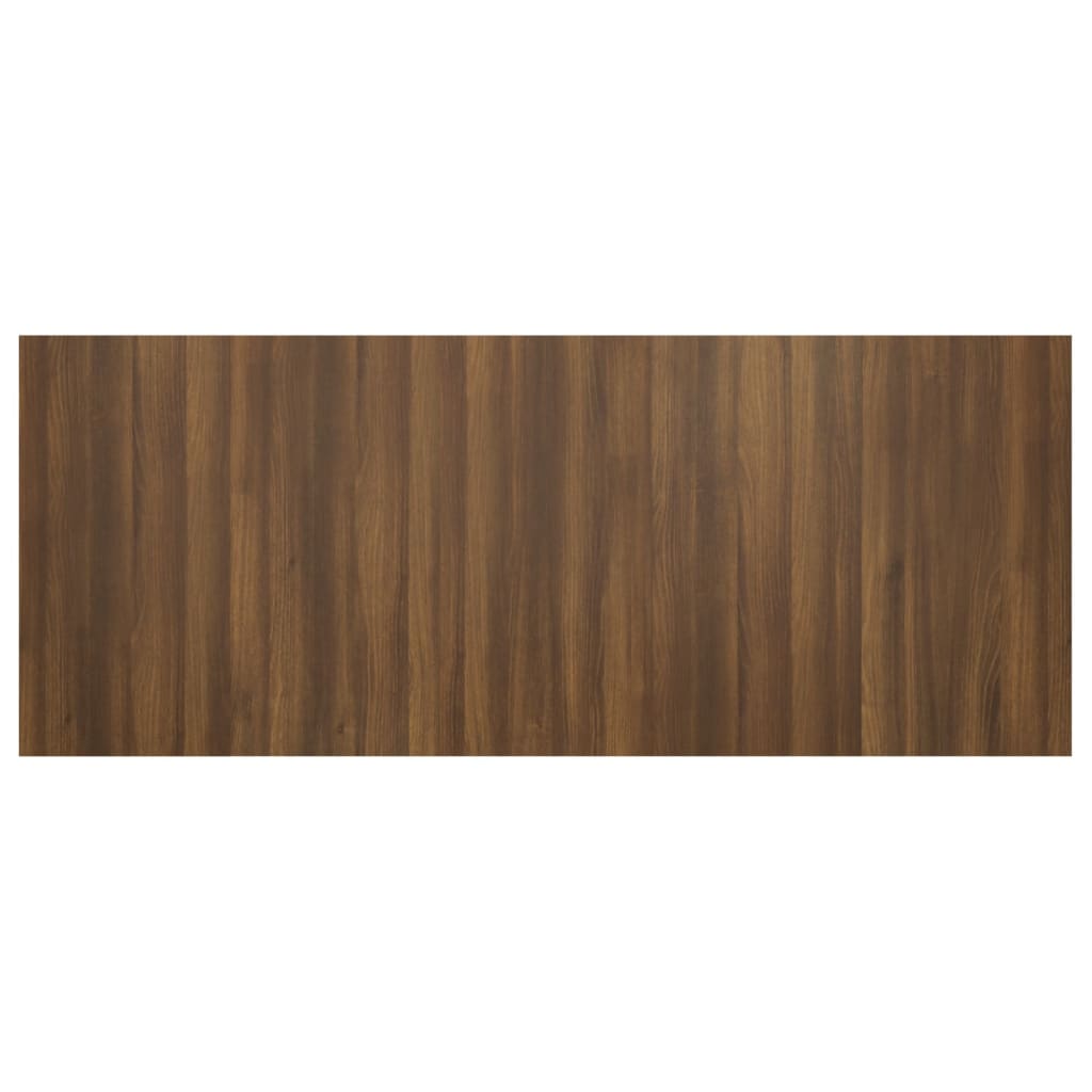 Tête de Lit Armoire de Tête de Lit - Chêne marron 200x1,5x80 cm Bois d'ingénierie d5386l - 6
