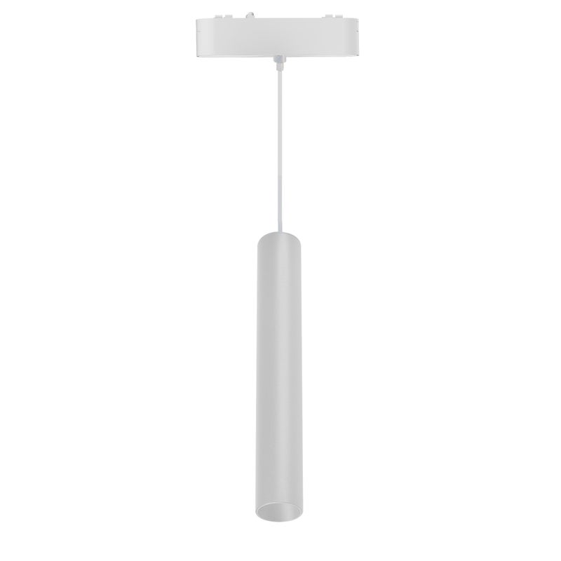 Lampa wisząca szynowa LED Luxo 48V 7W 4000K neutralna biel 36° oświetlenie szynowe biała MasterLED