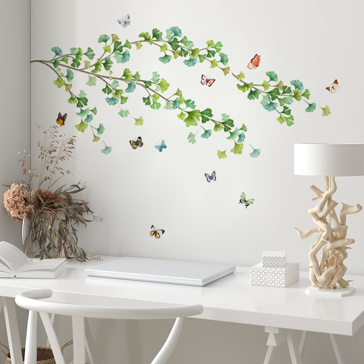 Papier peint Feuilles vertes papier peint décoratif 400x280 cm