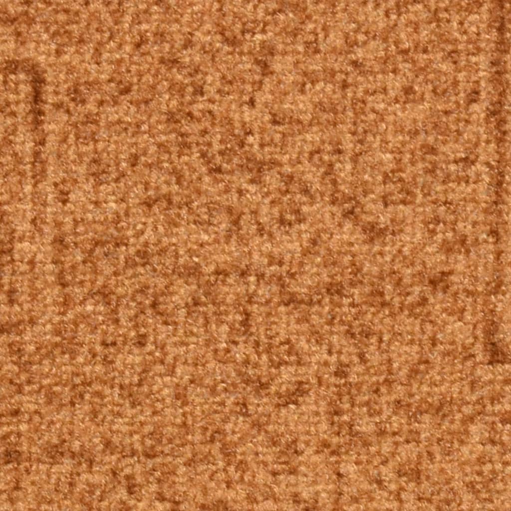 Tappetini Autoadesivi per Scale 15 pz Beige 65x21x4 cm vidaXL - 9