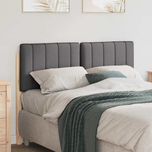 Tête de lit capitonnée - vidaxl - Taupe - 180 cm - Pin massif - Facile
