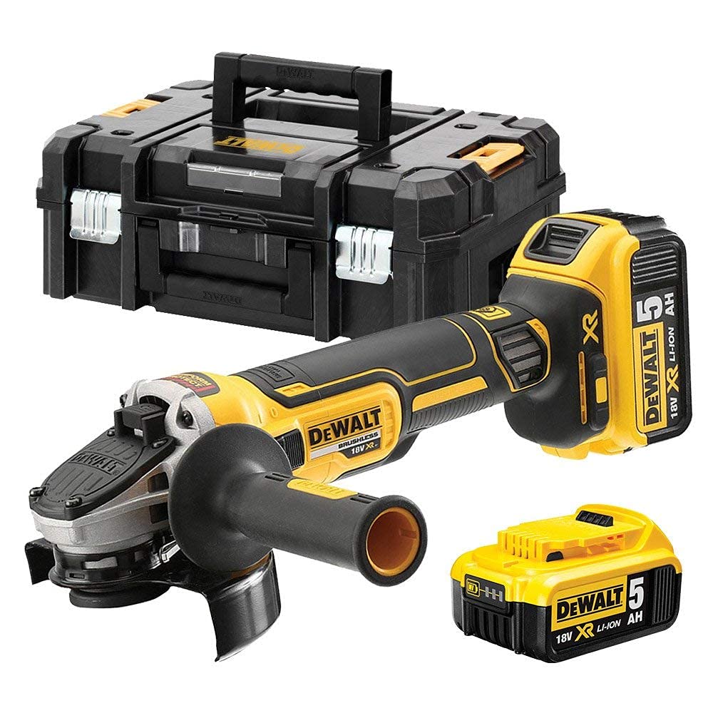 Szlifierka kątowa bezszczotkowa DEWALT 18 V XR - 125 mm - narzędzie bez akumulatora i ładowarki - DCG405NT-XJ - 6