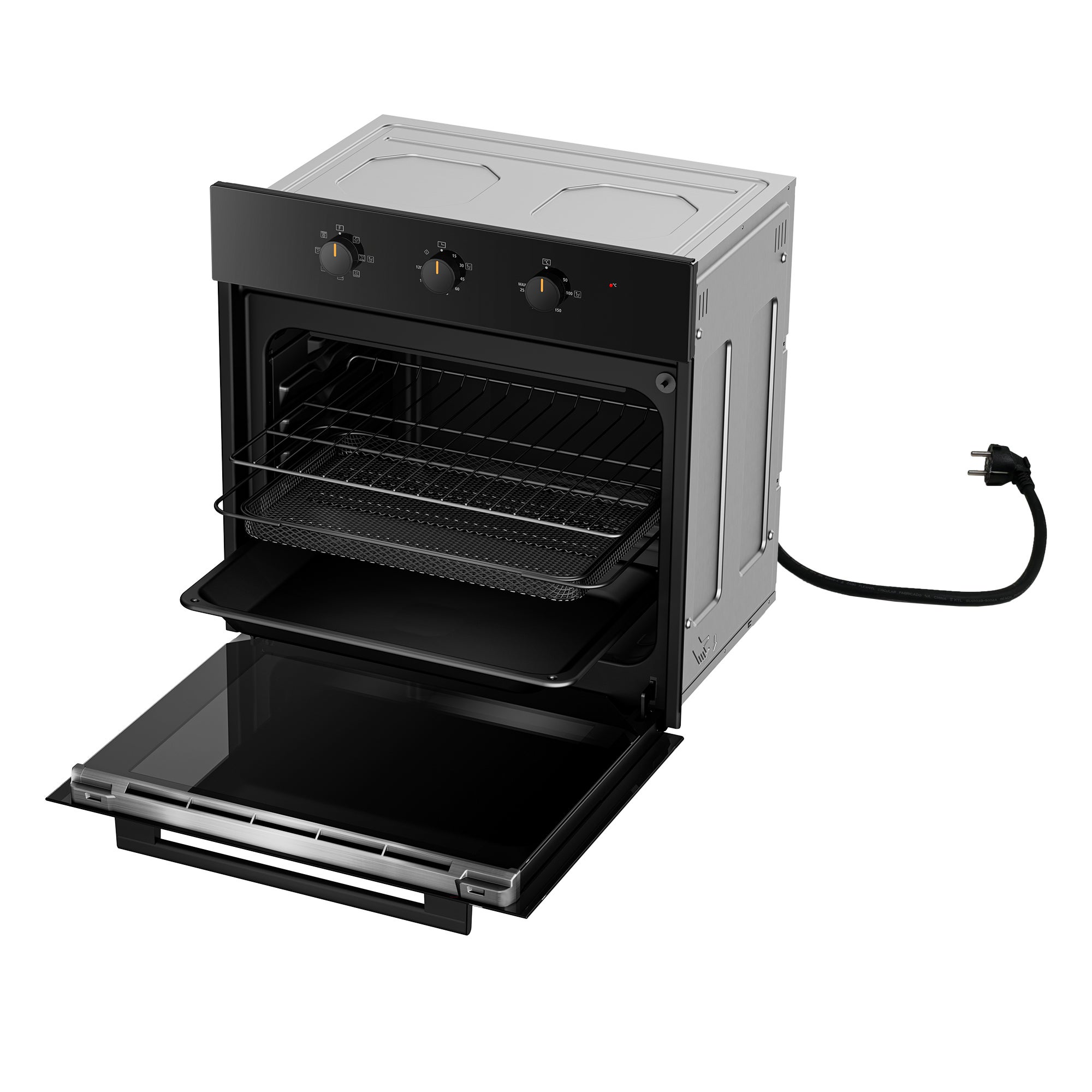 Four encastrable Friteuse à air chaud COMFEE CBO60M80M1-BK 60L Noir - 59,5 x 42,1 x 59,5 cm - Classe A - 4