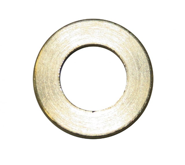 Lot de 4 rondelles laiton brut, H.3 x L.25 x P.25 mm