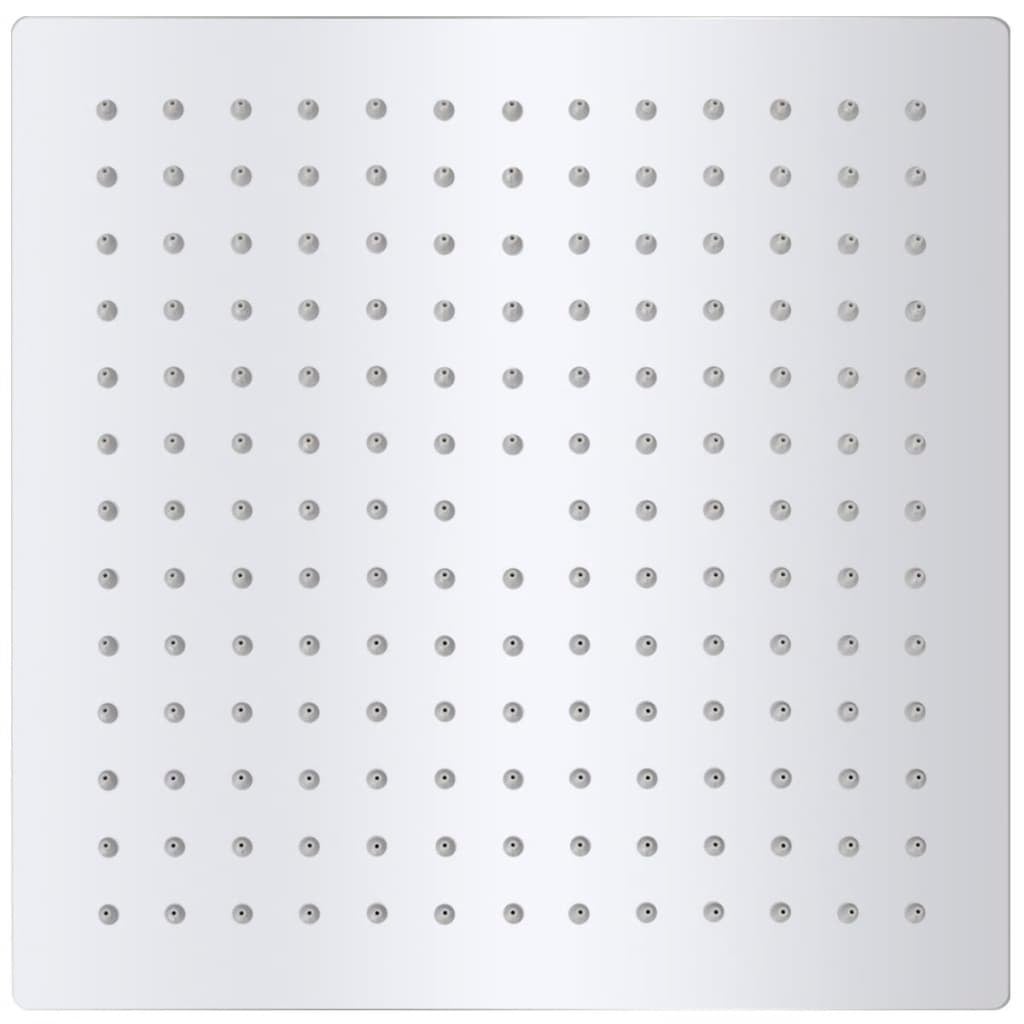 Maison Exclusive - Testa Doccia a Pioggia in Acciaio Inossidabile 25x25cm Quadrata - 2