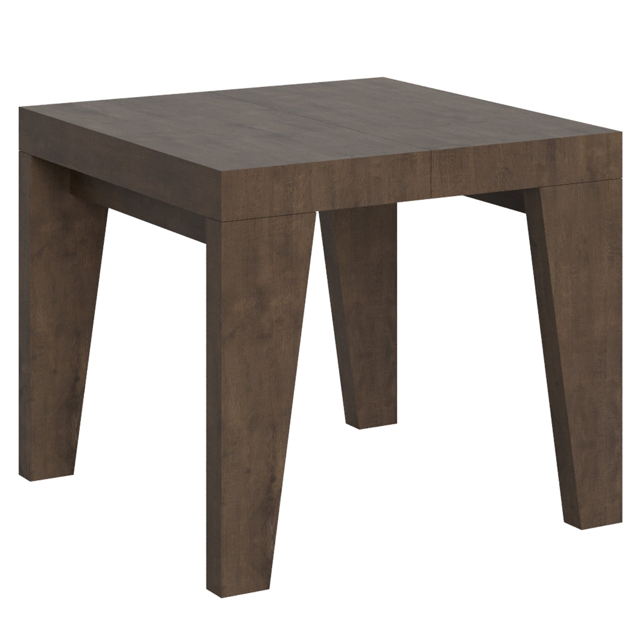 Stół rozkładany 90x90/246 cm Naxy Orzech