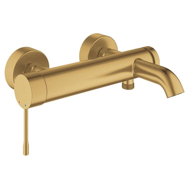 GROHE Essence New robinet de bain/douche avec ensemble de douchette 3 jets et flexible de douche brushed cool sunrise - 2