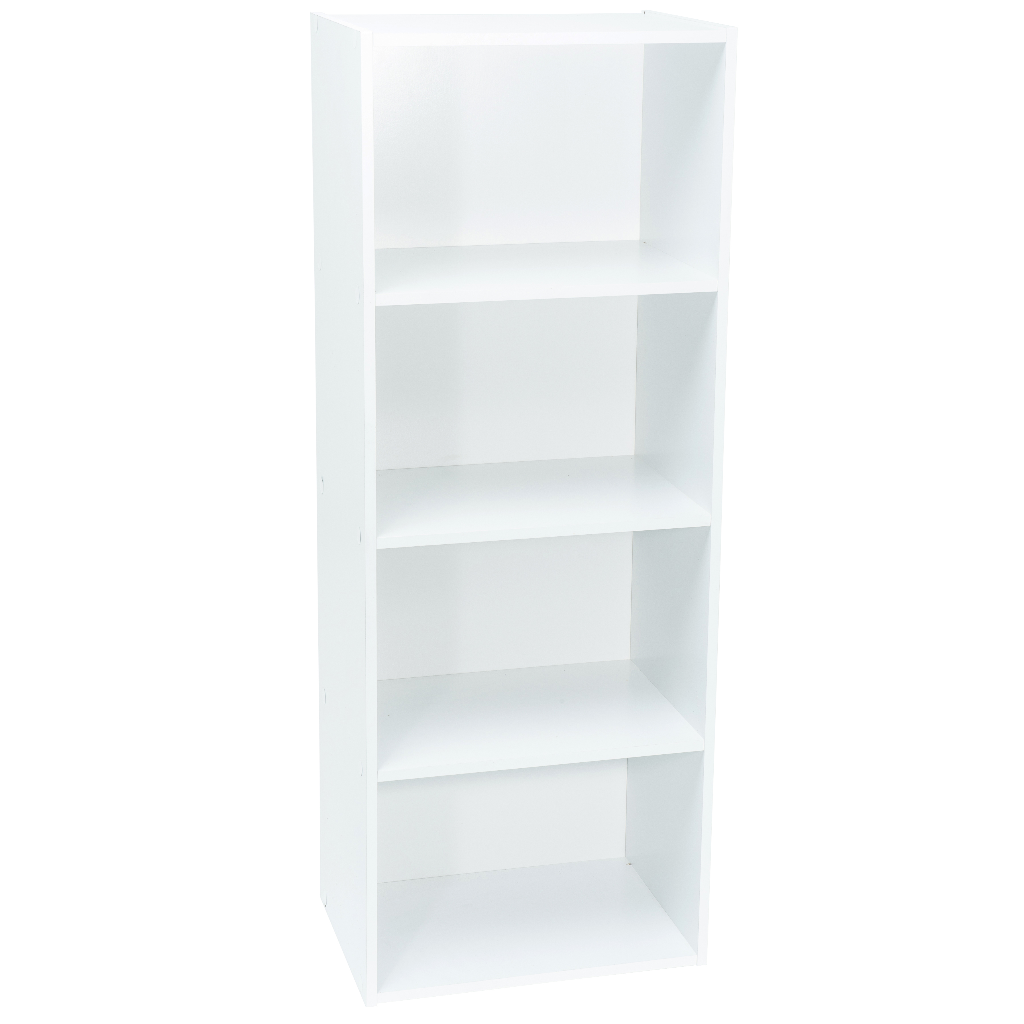 Meuble blanc de rangement WERKA PRO 4 niches (106 x 40 x 29 cm) - 2