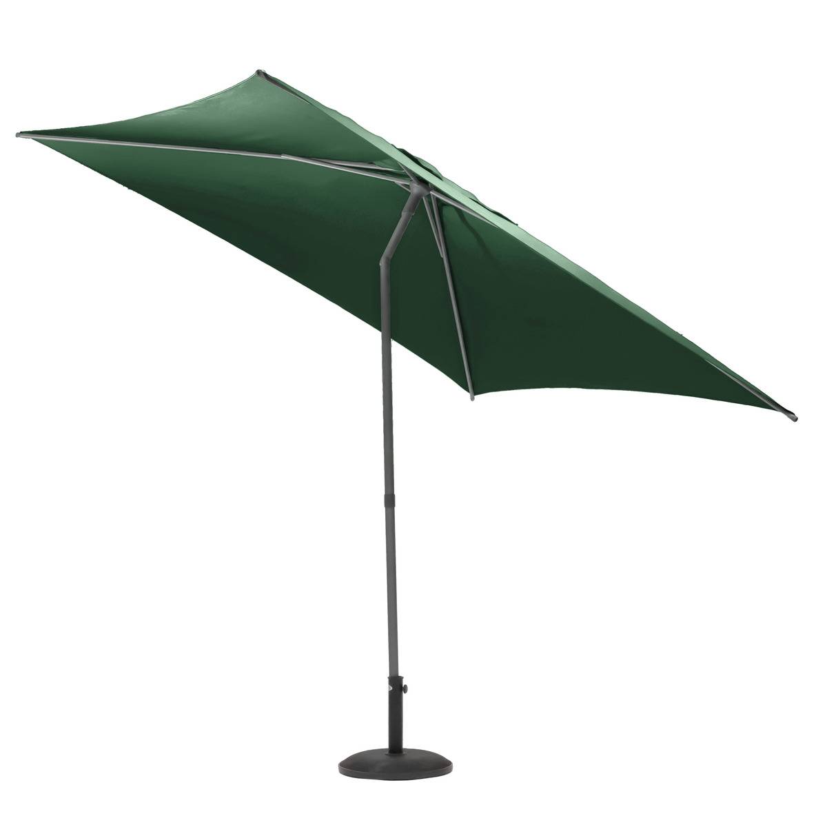 Parasol droit carré Soya Vert Olive - Hespéride - 5