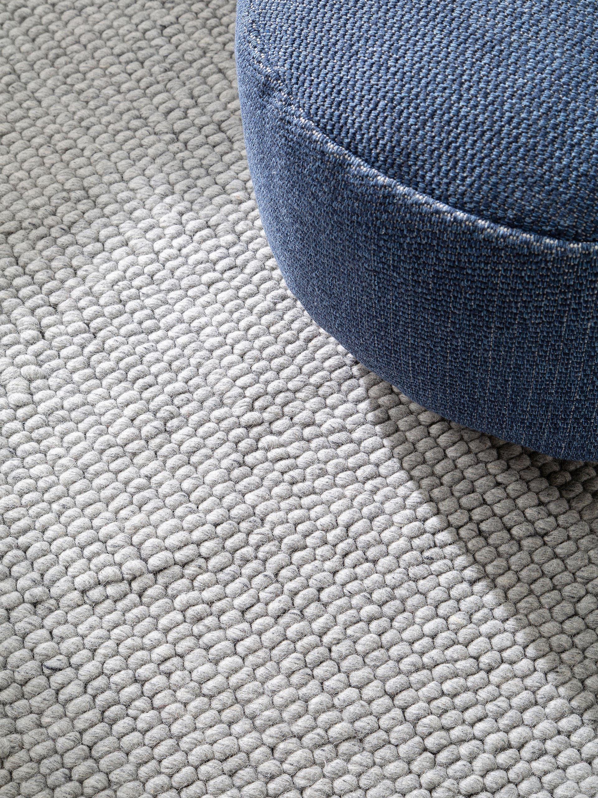 BENUTA - Tapis de laine Beads gris 160x230 cm - 6
