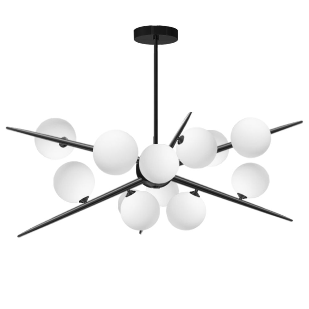 Lampa Sufitowa Wisząca Toolight App999-12Cp Czarny