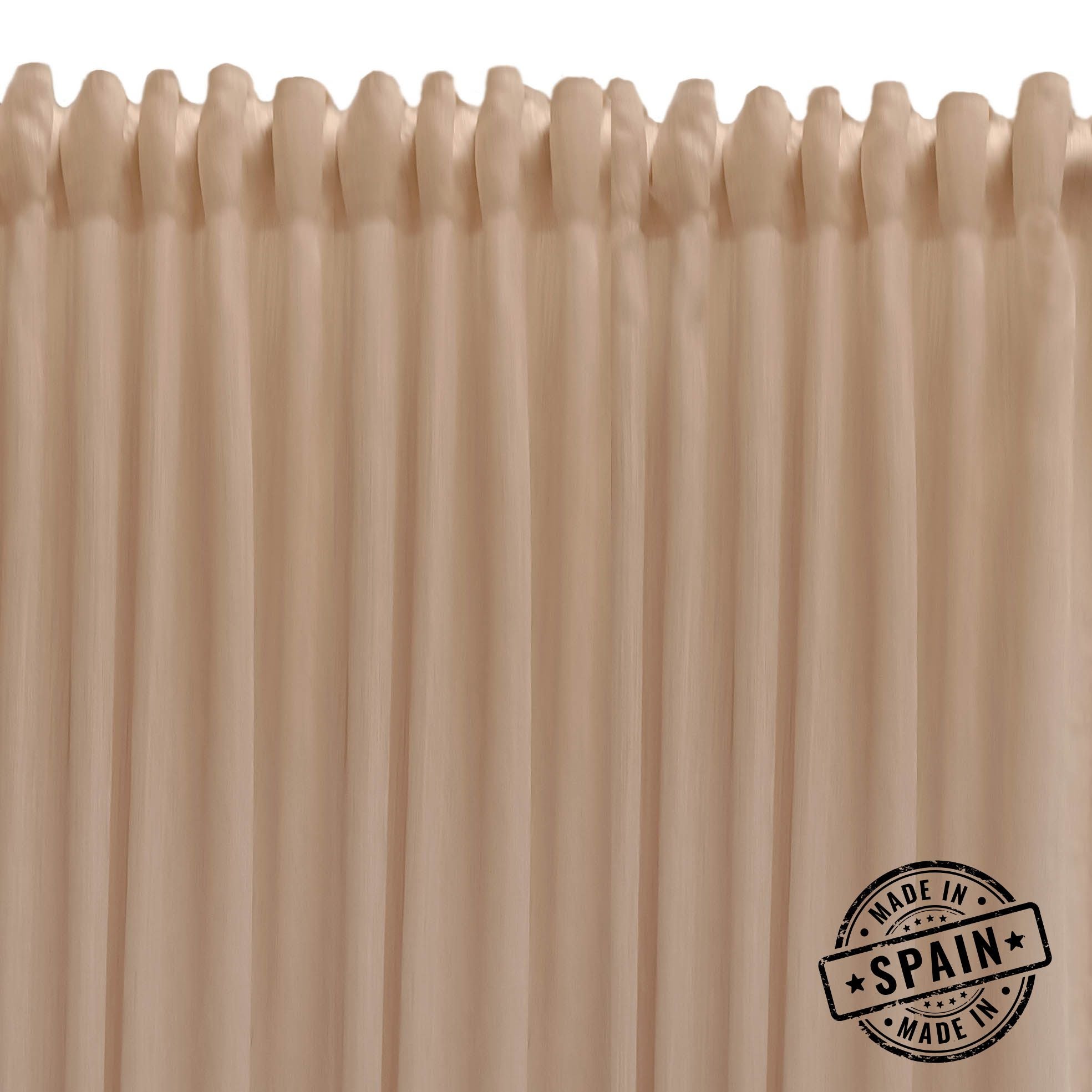 Gardinia - Tenda Con Occhielli Nascosti E Nastro Integrato Etamine Traslucido E Opaco Rosa Antico 140 X 245 Cm  3e1cd32a 9b95 5669 9406 B91d7c74a3ec - Foto 4