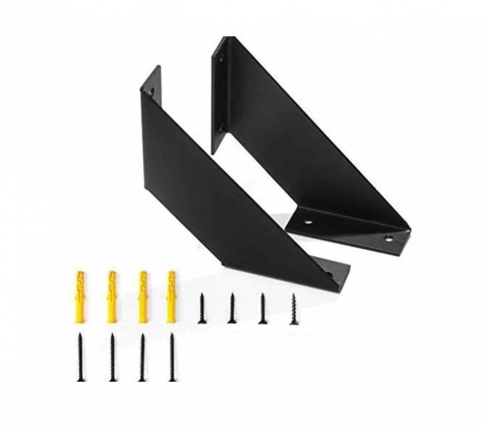 Lot De 2 Supports D'étagère Pliables Avec Clip Pour Table De Banc