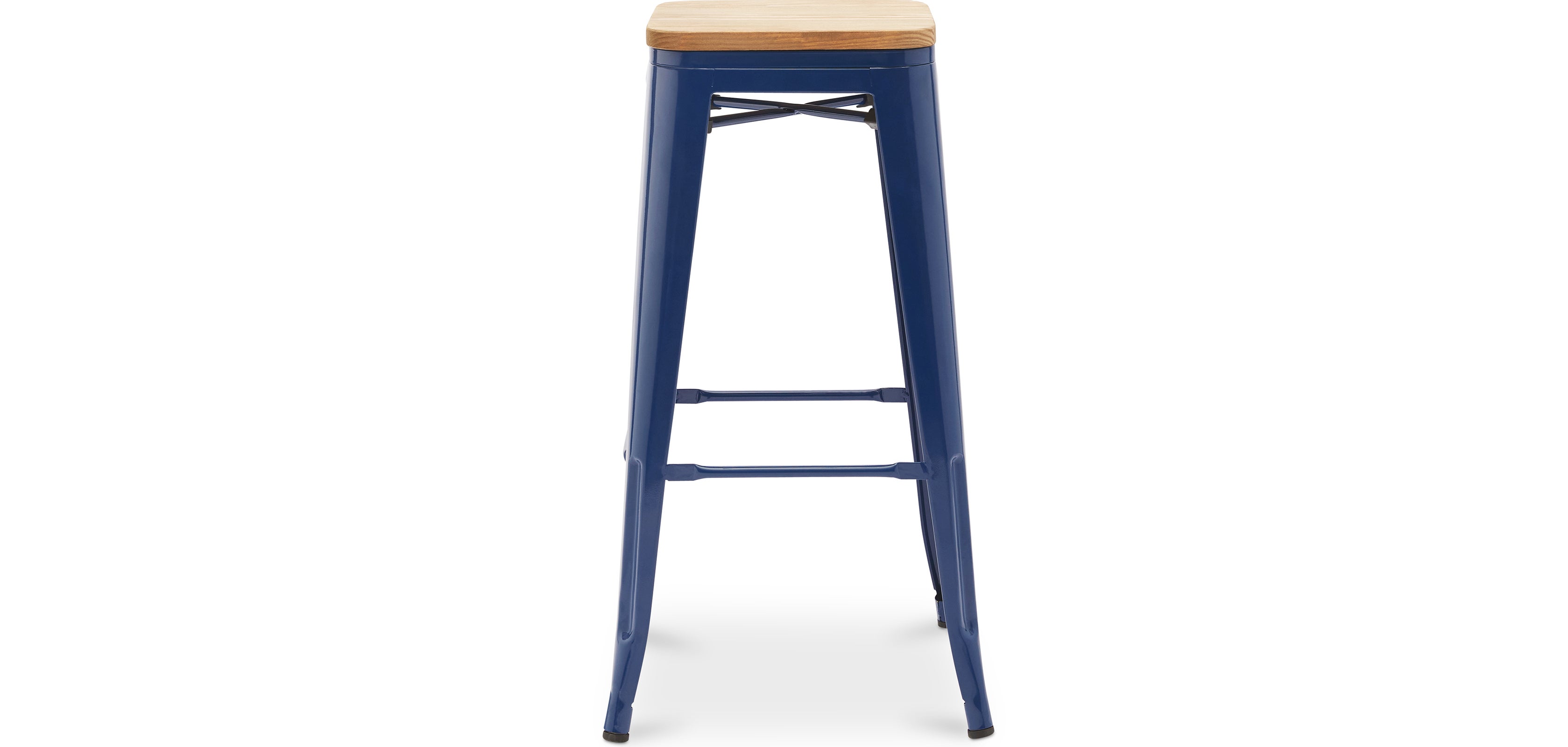 Tabouret de bar, nouvelle édition - Design industriel - Bois et acier ...