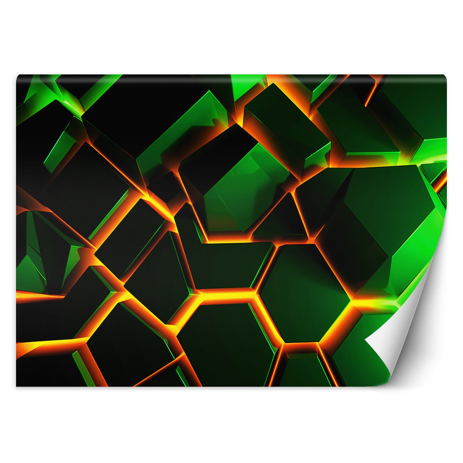 Fototapeta, Neonowa tekstura 3D 100x70
