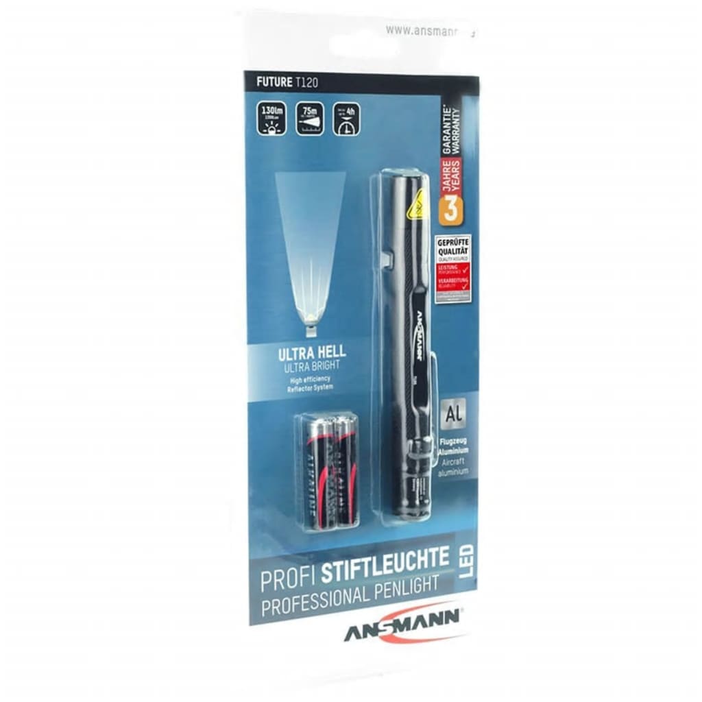 Lampe de poche à LED Future T120 Noir 3 W IP54 1600-0160 Ansmann - 5