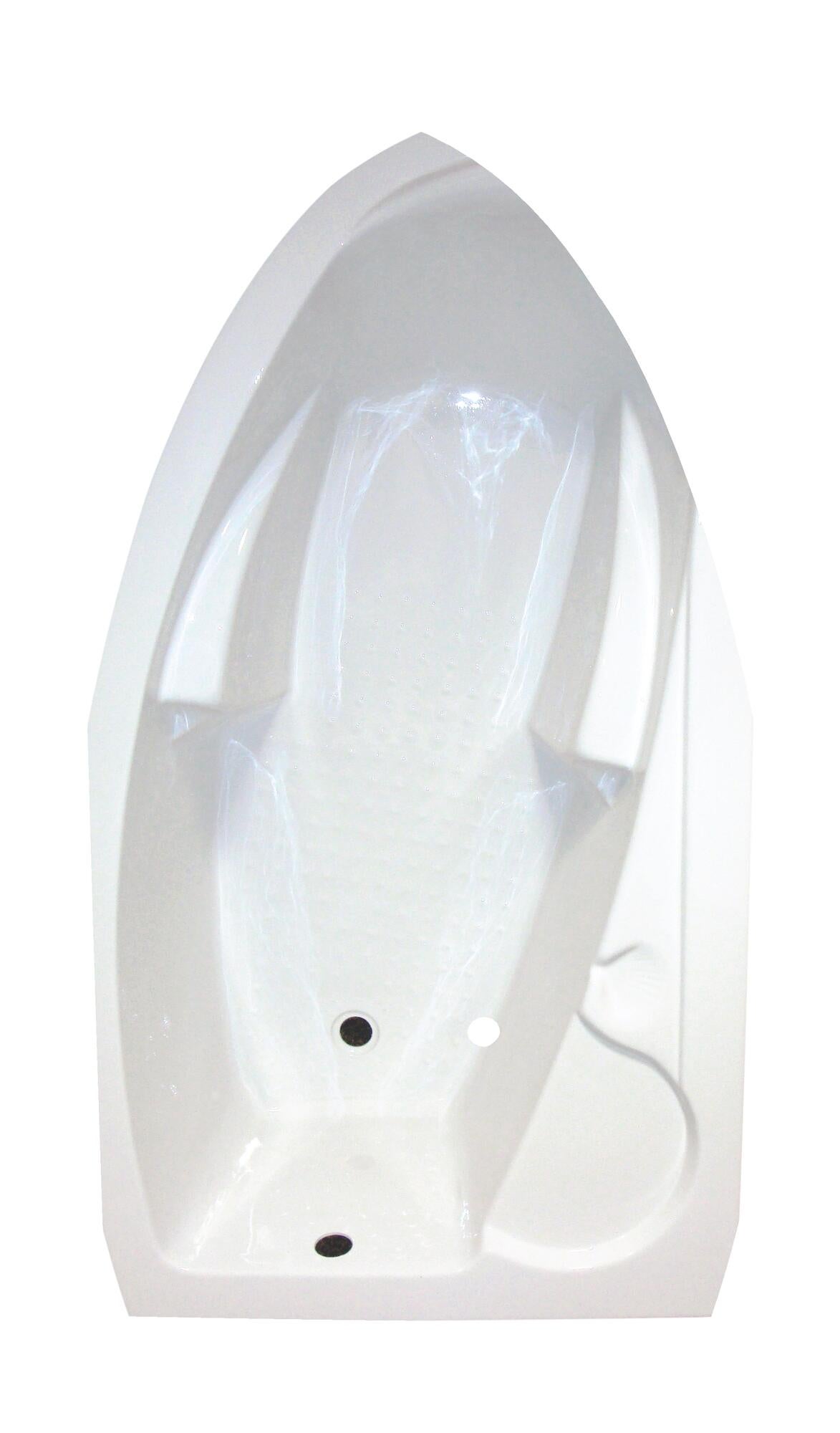 Ondée - Baignoire Acrylique Angle Droit 160x90 Cm 200l - Fany - 7