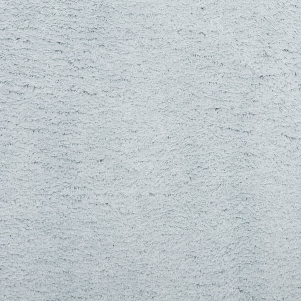 Alfombra de pelo corto suave lavable HUARTE azul, 160 × 160 cm - 9