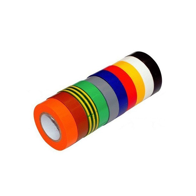Ruban adhésif isolant électrique 15mm x 10m Couleur Orange
