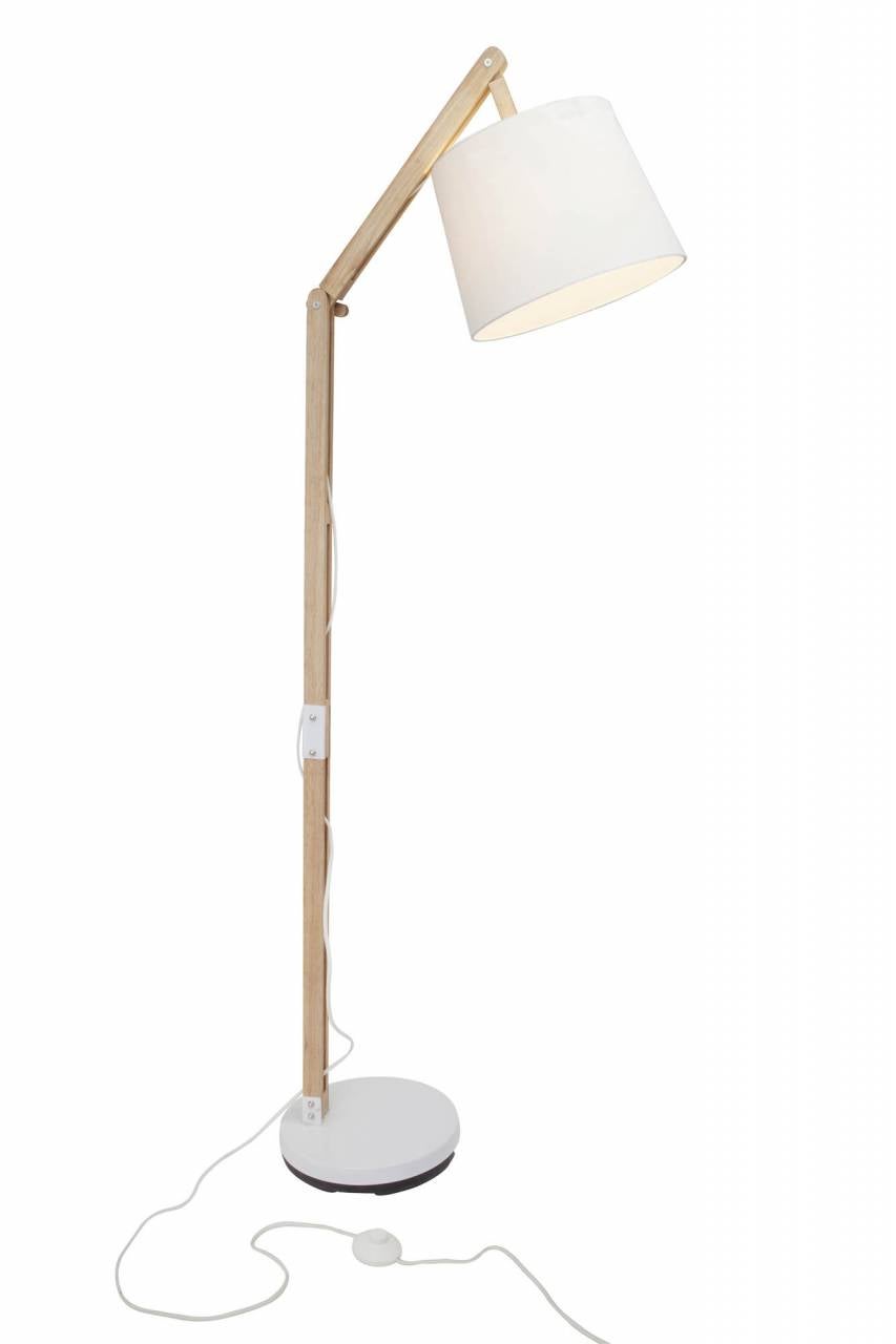 Lampa stołowa BRILLIANT Wiley z rattanu | 1x A60, E27, 60W, odpowiednia do standardowych żarówek (brak w zestawie) | Skala od A ++ do E | Z wyłączniki