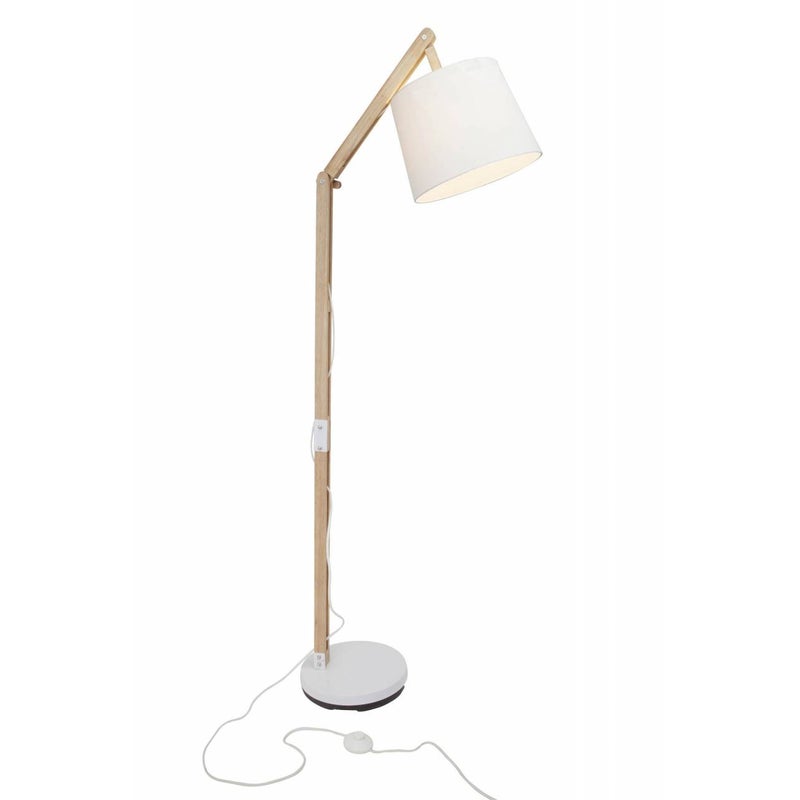 Lampa stołowa BRILLIANT Wiley z rattanu | 1x A60, E27, 60W, odpowiednia do standardowych żarówek (brak w zestawie) | Skala od A ++ do E | Z wyłączniki