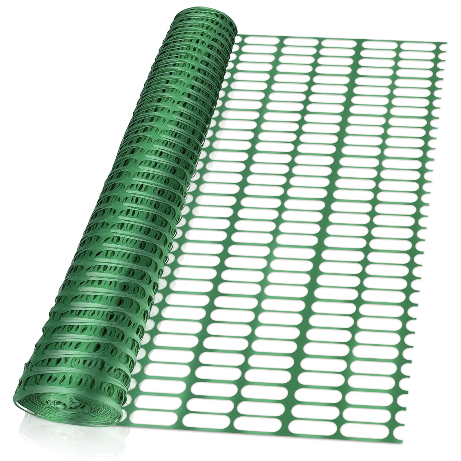 Filet Vert 1x50m Grillage avertisseur - Clôture de chantier - Clôture périphérique ...