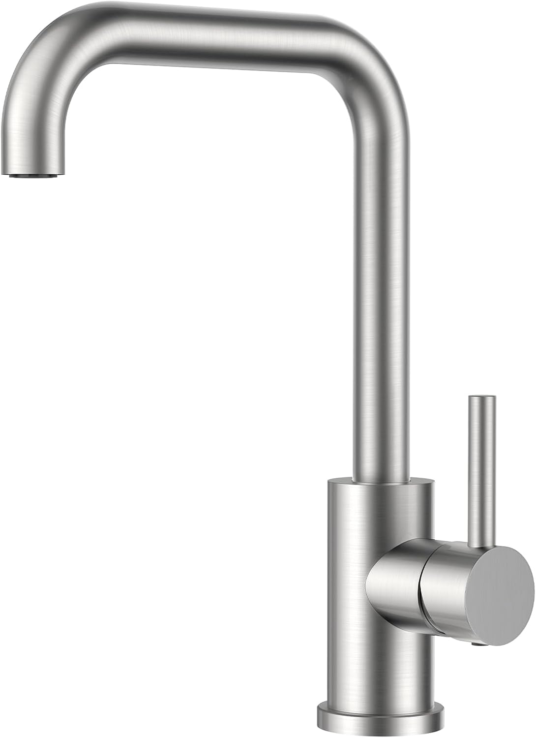 Robinet Cascade Touch On Argenté WIYETY – Mitigeur Monocommande Salle De Bain Avec Douchette 60 Cm, Design Luxe Et Robuste