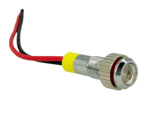 Lumonic 5x LED a vite superluminosi con resistenza per applicazioni a 12V - LED alta potenza con cavo di collegamento da saldare per il fai da te bian Lumonic 5x LED a vite superluminosi con resistenza per applicazioni a 12V - LED alta potenza con cavo di collegamento da saldare per il fai da te bian