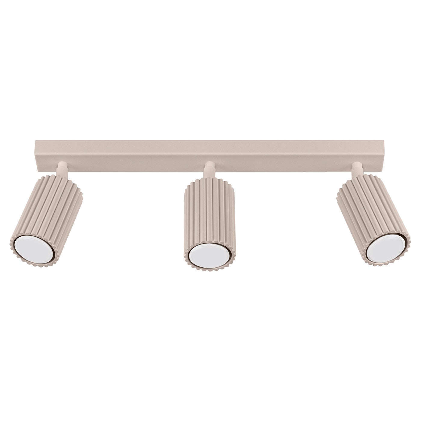 Sollux Lighting Lámpara De Techo Karbon 3L Taupe, Minimalista, 45X6.5x16.5cm Sollux Blanco/Negro/Oro , Leroy Merlin