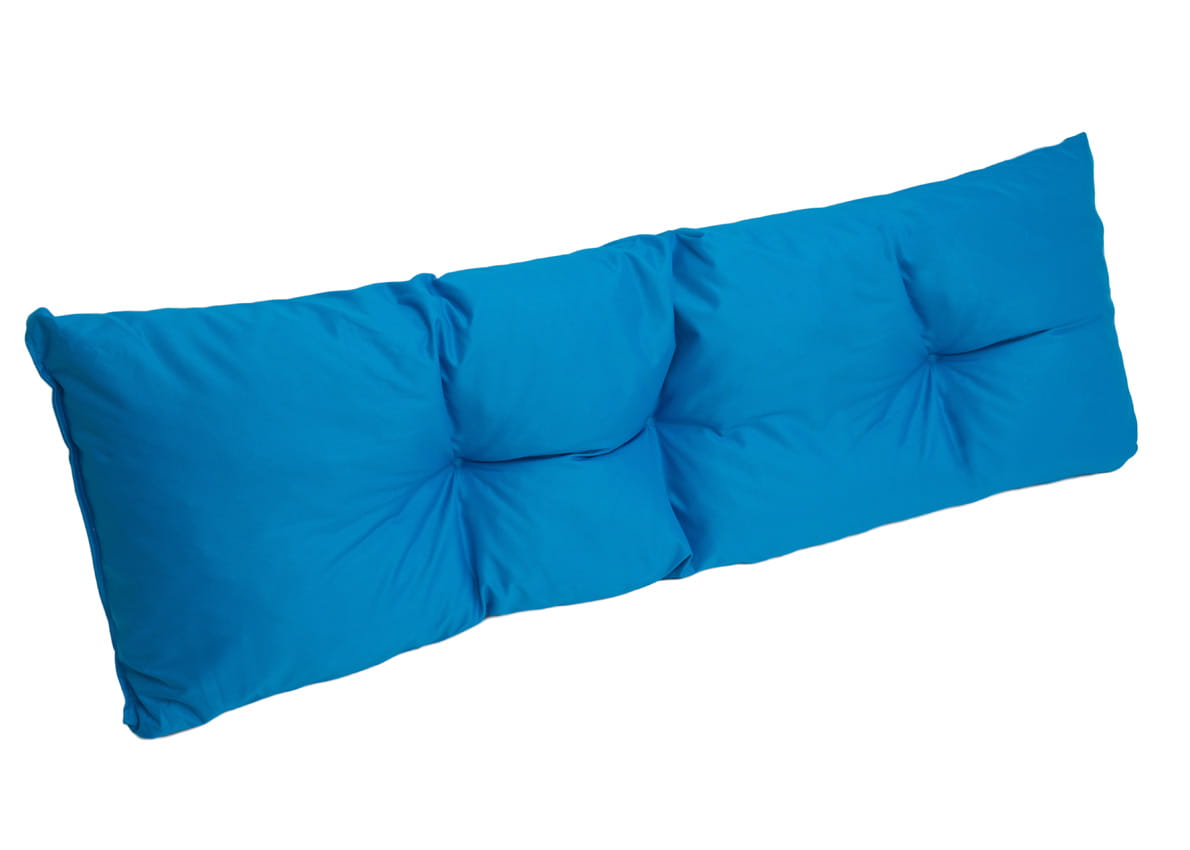 Poduszka ogrodowa na paletę 120x40cm poduszka na meble ogrodowe niebieska, poduszka na balkon taras, poducha ogrodowa na meble z palet