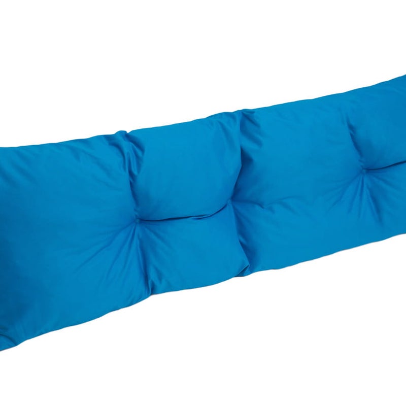 Poduszka ogrodowa na paletę 120x40cm poduszka na meble ogrodowe niebieska, poduszka na balkon taras, poducha ogrodowa na meble z palet