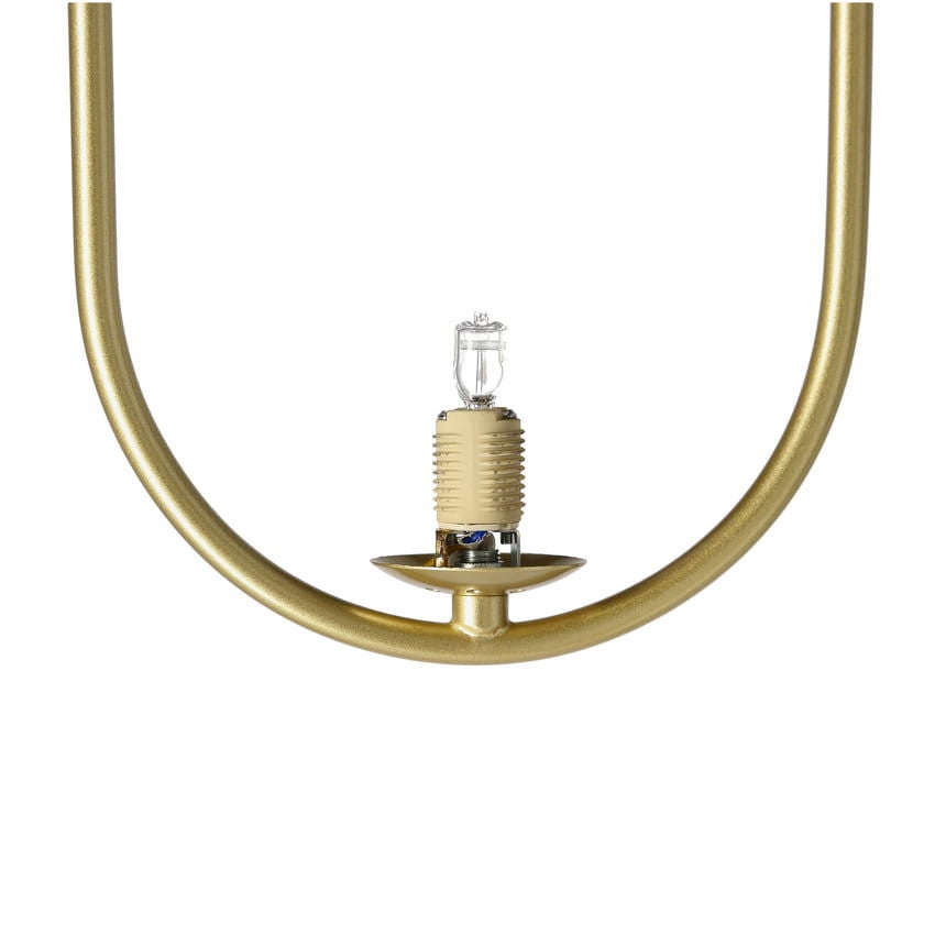 Lampa wisząca Cordel mosiądz biała 1xG9x28W szklana kula wym: 120 x 18,5 x 15 cm szkło Candellux - 8