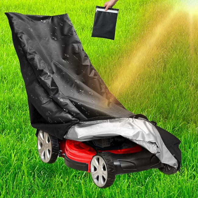 Pokrowiec na kosiarkę 1 szt., 210D, pokrowiec ochronny do większości modeli kosiarek 188x99x63,5 cm