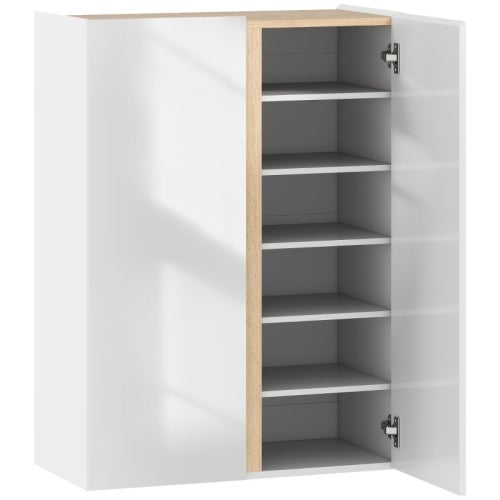 Scarpiera A 2 Livelli LM 391 – Legno Composito E Acciaio Riciclato – Larghezza 67 Cm – Design Finlandese Salvaspazio – Bianco - 6