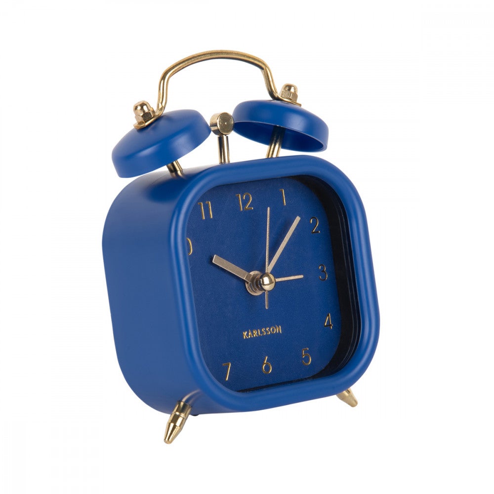 Réveil Nepro Petit carré doré brun N445-056BR - HECE International