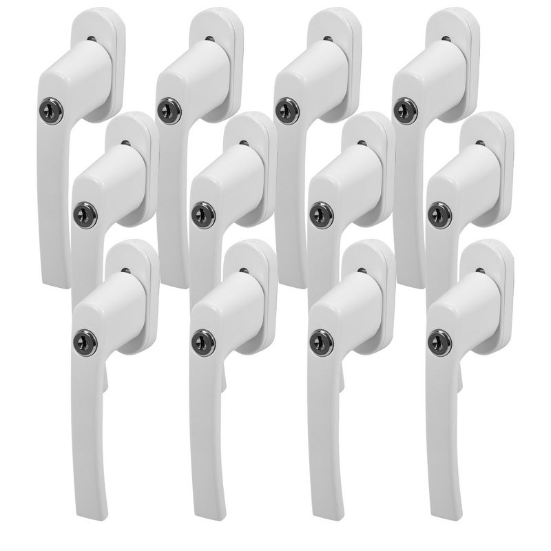 Poignée de fenêtre Design Serrure verrouillable Bouton Balcon Poignées ...