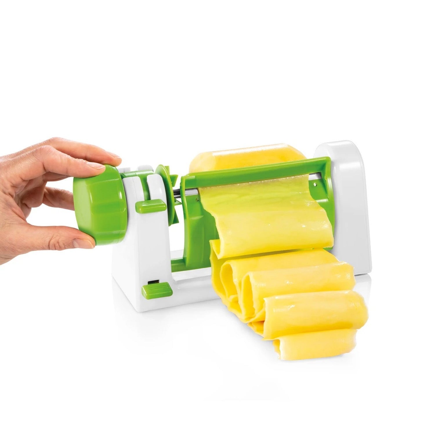 Tagliaverdure Retoo In Acciaio Inox | Lavabile In Lavastoviglie | Compatto Per Patate, Frutta E Verdura | Bianco