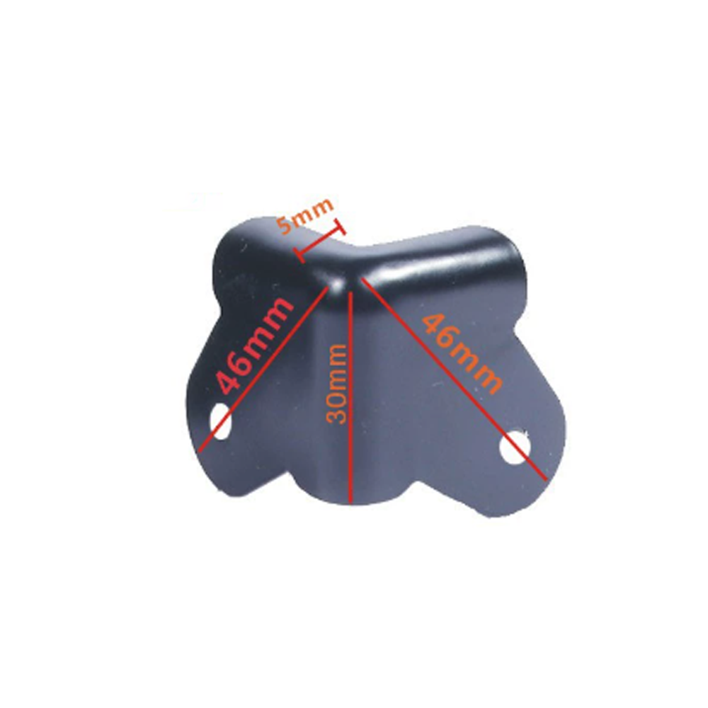 20 Pièces Protection Angle Enceinte - HAMPPLIES Garde Coin Haut-Parleur, Coin Armoire Plastique Noir, Protecteur Meuble Haut-Parleurs