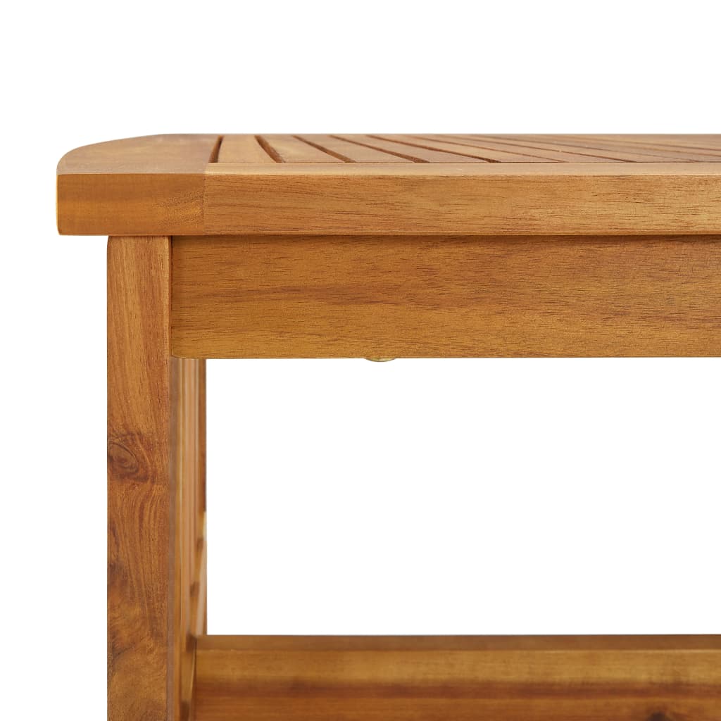 Maison Exclusive - Salon de jardin 3 pcs avec coussins Bois d'acacia massif - 5
