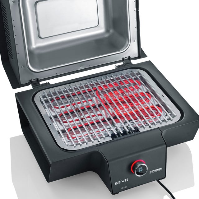 Severin PG 8106 SEVO GT Grill Skottel braai Elettrico Nero Argento 3000 W