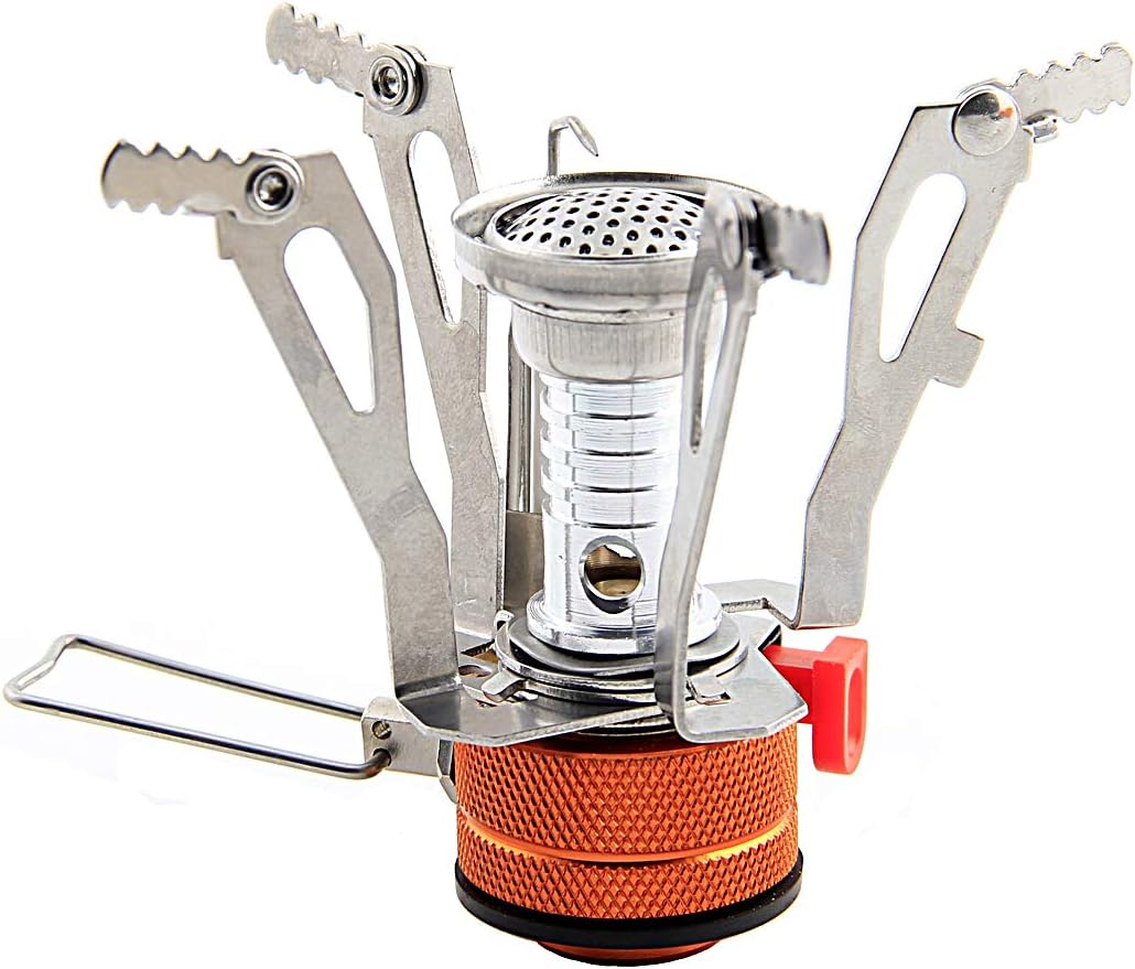 Cucina Da Campeggio Gas Tascabile Fornello Da Campeggio A Gas Portatile 4 Bombole - Cucina Da Campo Compatta, Ideale Per Escursioni Cucina Esterna Picnic