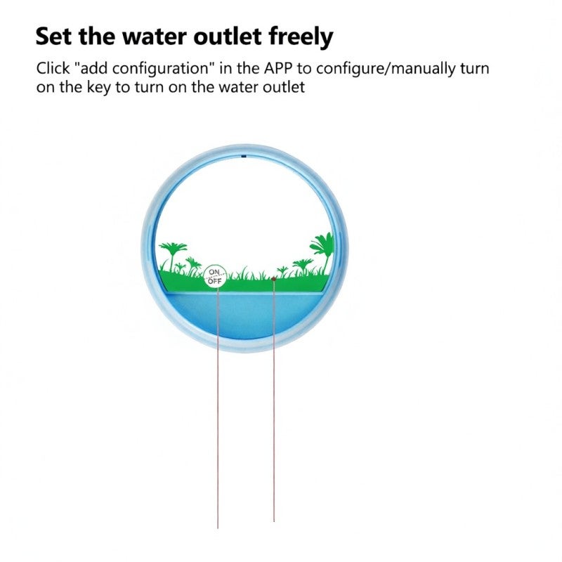 Sprinkler Timer Automatic Irrigation Controller Watering Timer APP Télécommande WiFi Connection pour Garden Lawns Patio Agriculture - 6