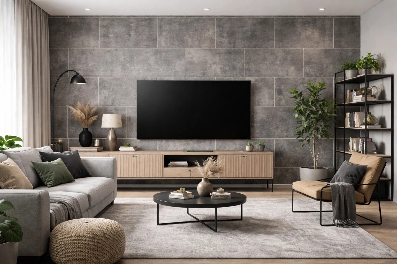 Panele ścienne dekoracyjne Walldesign SWISS KRONO Obsydian D3265 16,5 ...